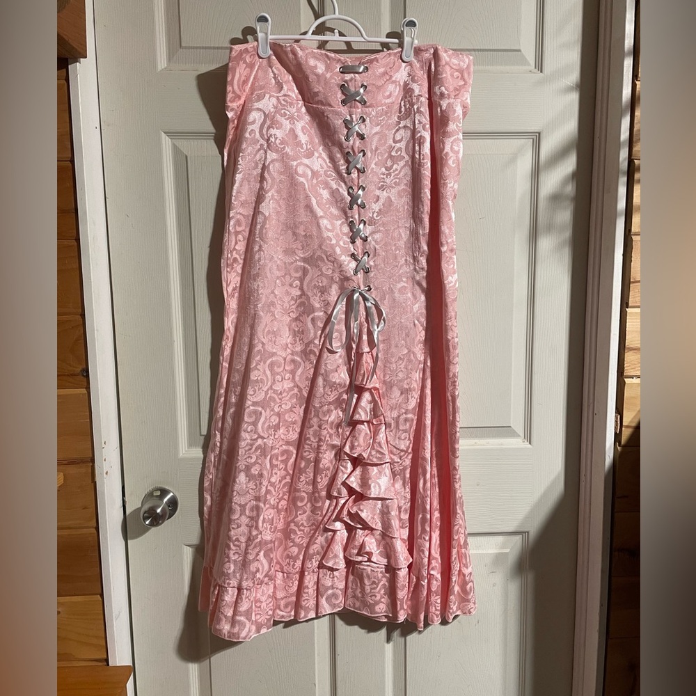 New pink corset skirt